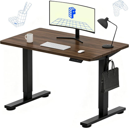 EN1 48"x24" One-Piece Standing Desk, White