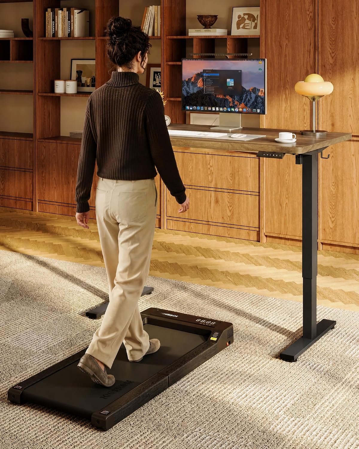 EN1 48"x24" One-Piece Standing Desk, White