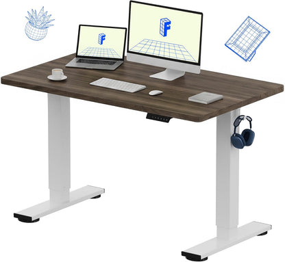 EN1 48"x24" One-Piece Standing Desk, White