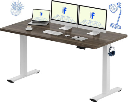 EN1 48"x24" One-Piece Standing Desk, White