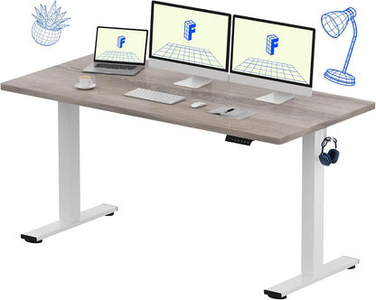 EN1 48"x24" One-Piece Standing Desk, White