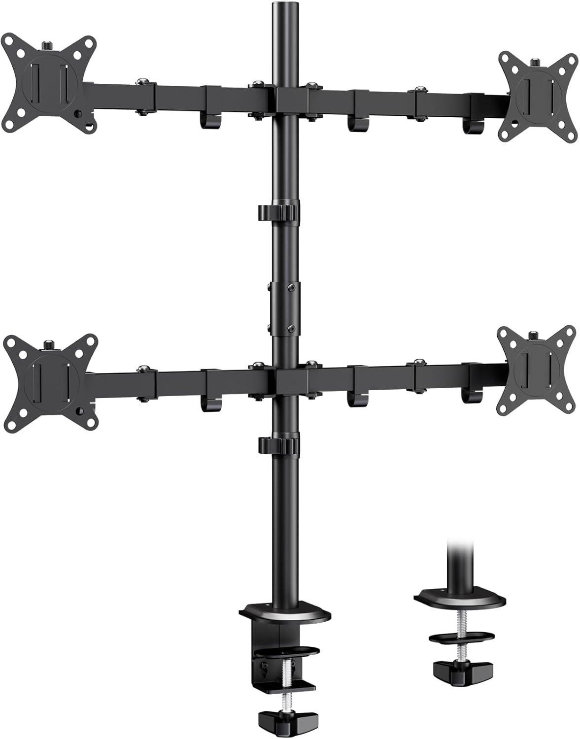 Dual Monitor Stand for 17-32 Inch Screens, VESA 75/100