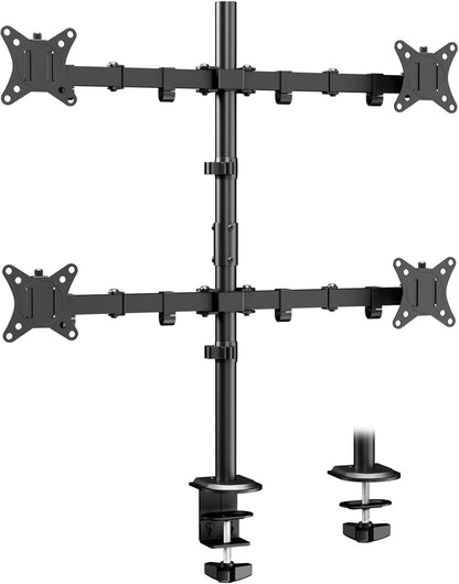 Dual Monitor Stand for 17-32 Inch Screens, VESA 75/100