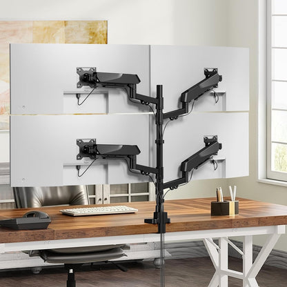 Dual Monitor Stand for 17-32 Inch Screens, VESA 75/100