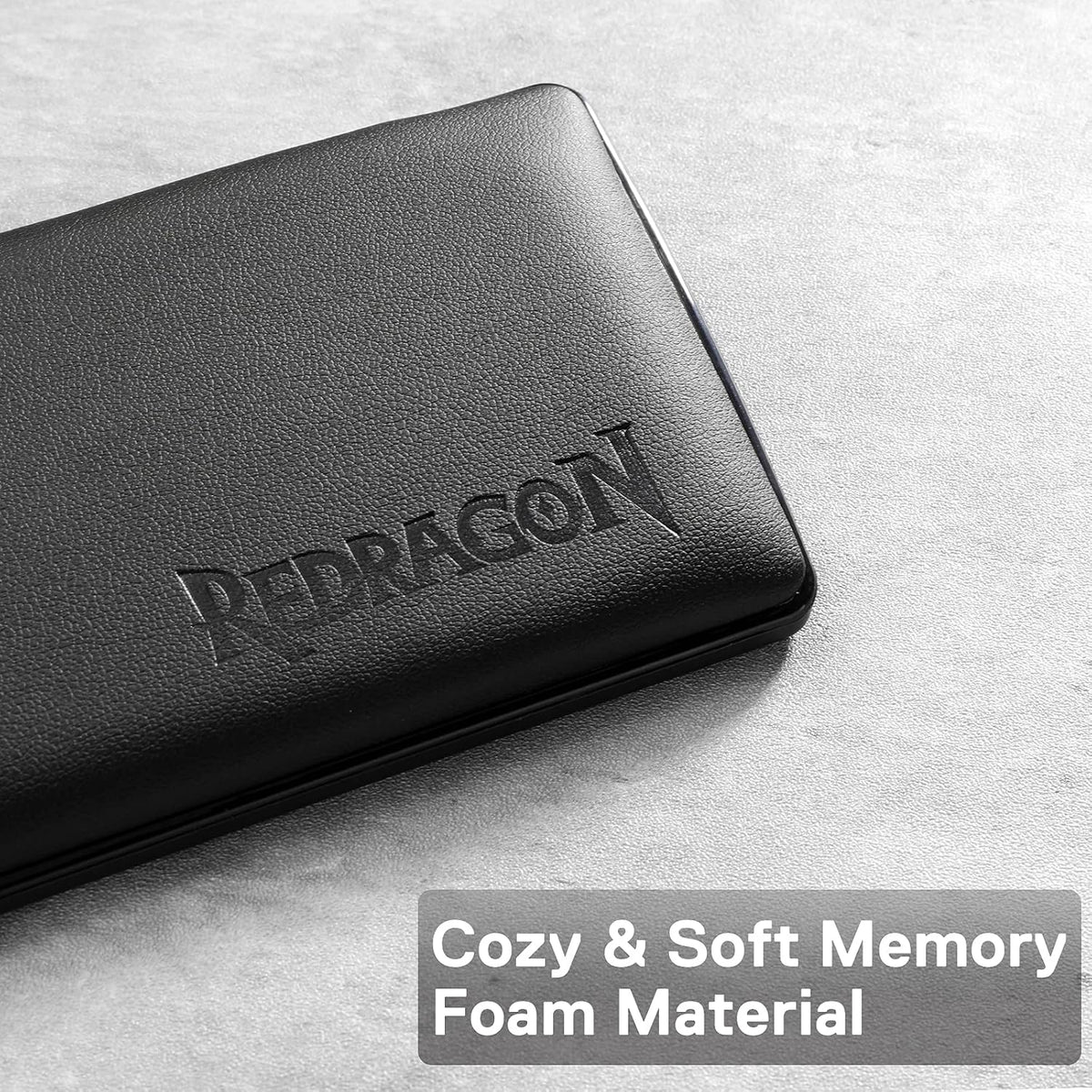 P036 Meteor M Computer Keyboard Wrist Rest Pad, Ergonomic Soft Memory Foam Wrist Support w/Anti-Slip Rubber Base, 80% 87 Keys TKL Size 14.13 x 2.87 in, 0.78 inch (20mm) Height, Black