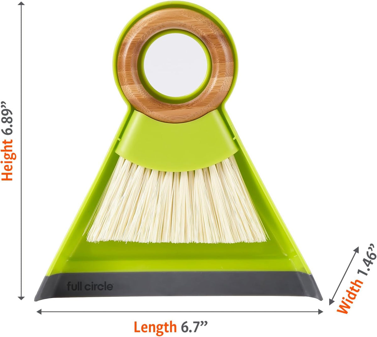 Tiny Team Mini Brush & Dustpan Set - Green