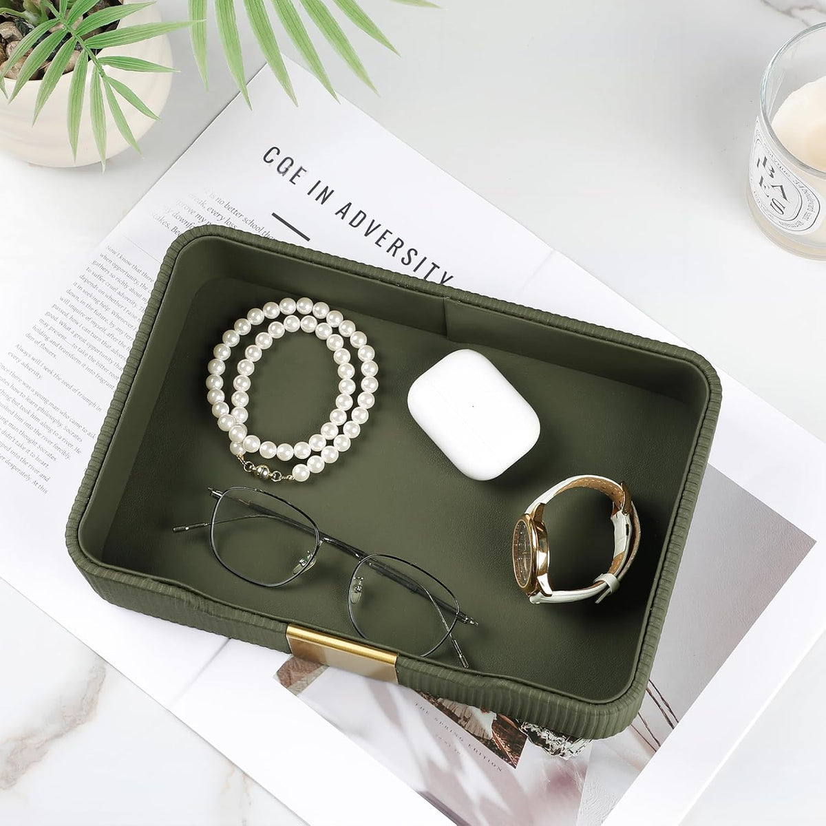 Valet Tray Organizer Keay Bowl Catchall Tray Nightstand Organizer