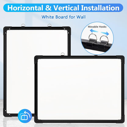 Double-Sided Magnetic Whiteboard Calendar for Wall, 16" x 12"