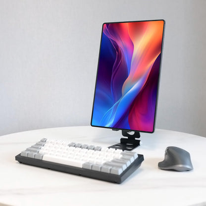 Tablet Stand with Cord Holder Aluminum Alloy Foldable Phone Stand