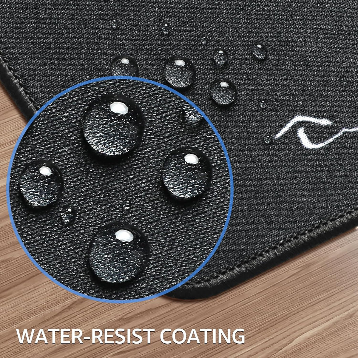 KTRIO Large Gaming Mouse Pad Desk Mat for Gamer, 31.5" x 11.8", Black, XL | Extended Size Design, Superior Micro-Weave Cloth, Non-Slip Rubber Base, Durable Stitched Edges, Water-Resistant Coating
