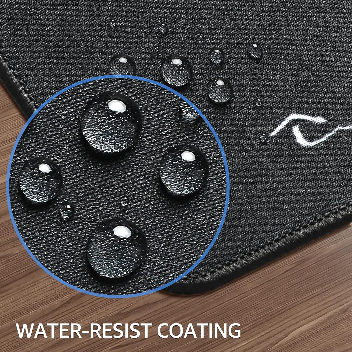KTRIO Large Gaming Mouse Pad Desk Mat for Gamer, 31.5" x 11.8", Black, XL | Extended Size Design, Superior Micro-Weave Cloth, Non-Slip Rubber Base, Durable Stitched Edges, Water-Resistant Coating