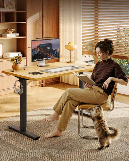 EN1 48"x24" One-Piece Standing Desk, White