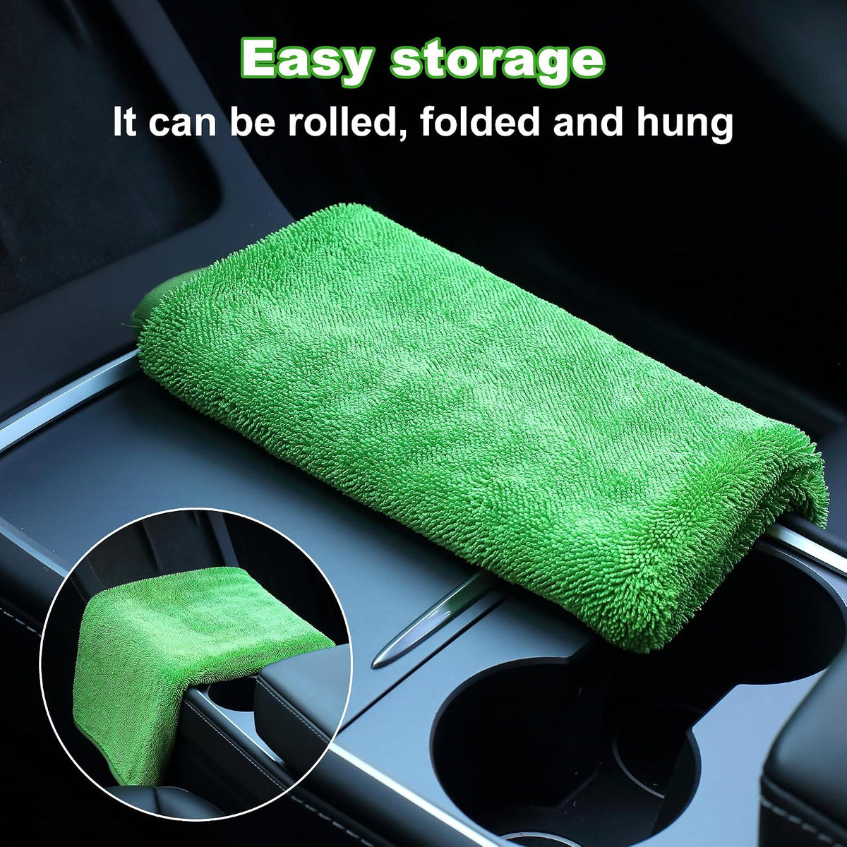 18 Pack Microfiber Cleaning Cloth, Kitchen Towels for Dish Drying Washing, Absorbent Streak Free Lint Free Rags for Cleaning, Reusable and Washable Towels - 10" x 10"