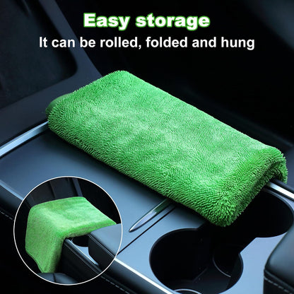 18 Pack Microfiber Cleaning Cloth, Kitchen Towels for Dish Drying Washing, Absorbent Streak Free Lint Free Rags for Cleaning, Reusable and Washable Towels - 10" x 10"