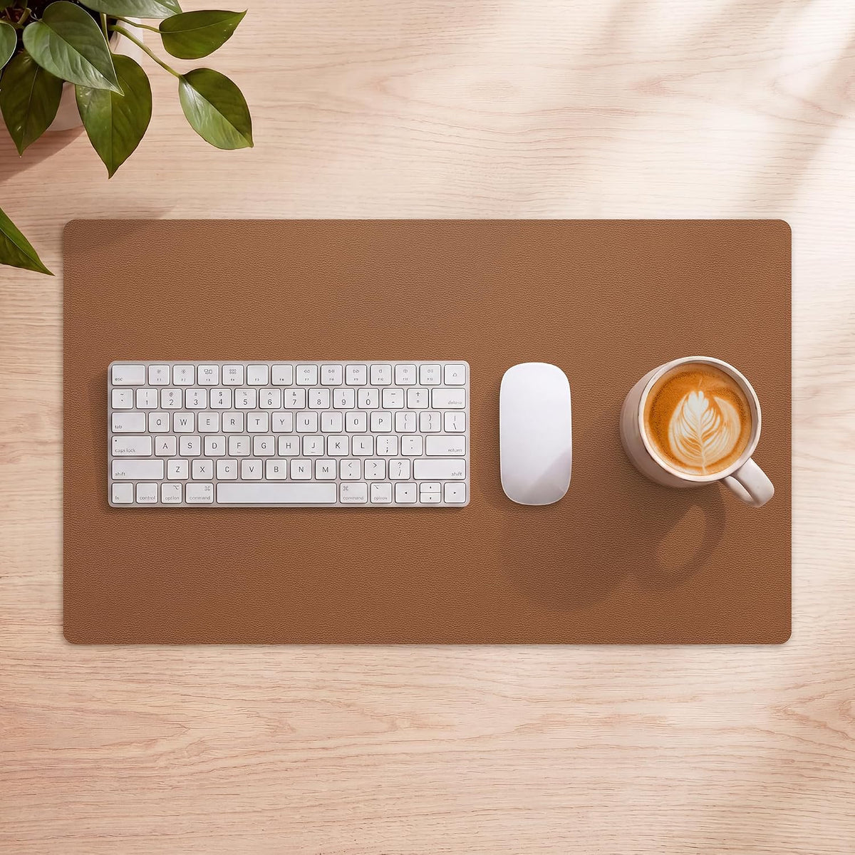 Large Desk Mat, 47" x 17", Black