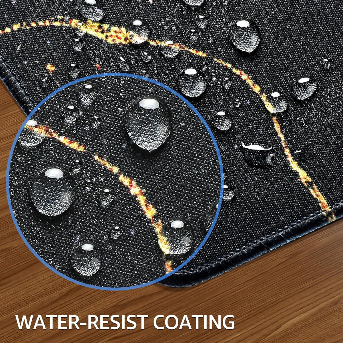 KTRIO Large Gaming Mouse Pad Desk Mat for Gamer, 31.5" x 11.8", Black, XL | Extended Size Design, Superior Micro-Weave Cloth, Non-Slip Rubber Base, Durable Stitched Edges, Water-Resistant Coating