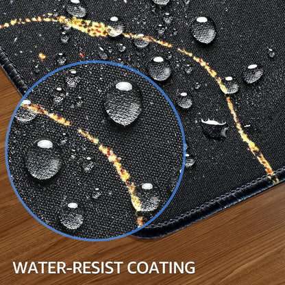 KTRIO Large Gaming Mouse Pad Desk Mat for Gamer, 31.5" x 11.8", Black, XL | Extended Size Design, Superior Micro-Weave Cloth, Non-Slip Rubber Base, Durable Stitched Edges, Water-Resistant Coating