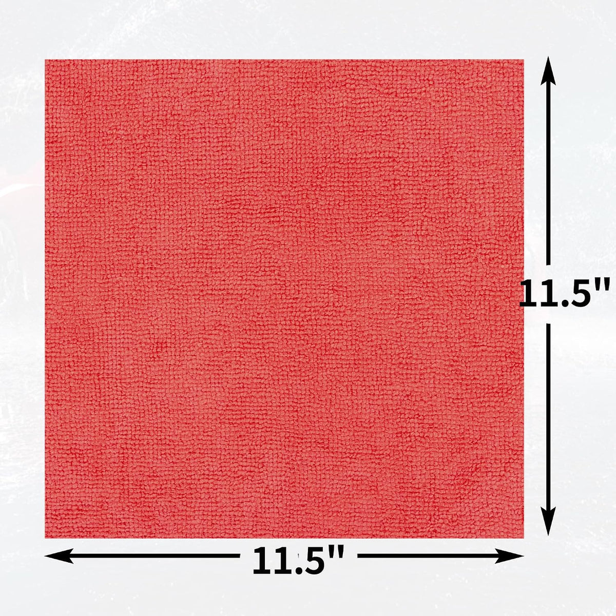 Microfiber Cleaning Cloth, Cleaning Rags Microfiber Towel Bulk Absorbent Lint-Free Wash Cloths, All-Purpose Shop Towels for Cars, Automotive, Garage, Home & Kitchen 11.5"*11.5"