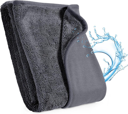 18 Pack Microfiber Cleaning Cloth, Kitchen Towels for Dish Drying Washing, Absorbent Streak Free Lint Free Rags for Cleaning, Reusable and Washable Towels - 10" x 10"