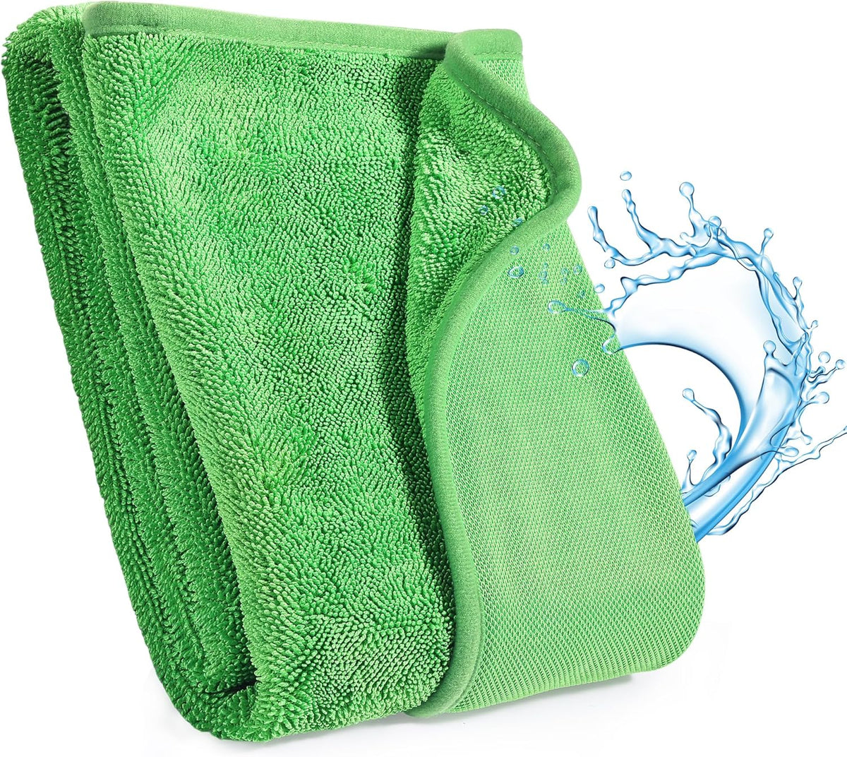 18 Pack Microfiber Cleaning Cloth, Kitchen Towels for Dish Drying Washing, Absorbent Streak Free Lint Free Rags for Cleaning, Reusable and Washable Towels - 10" x 10"