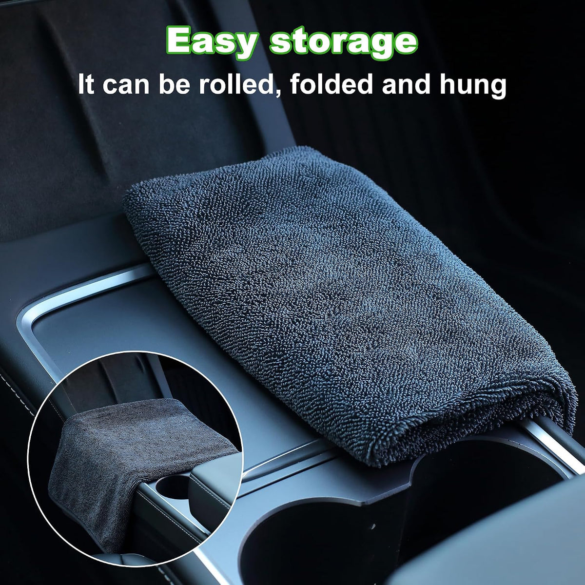 18 Pack Microfiber Cleaning Cloth, Kitchen Towels for Dish Drying Washing, Absorbent Streak Free Lint Free Rags for Cleaning, Reusable and Washable Towels - 10" x 10"