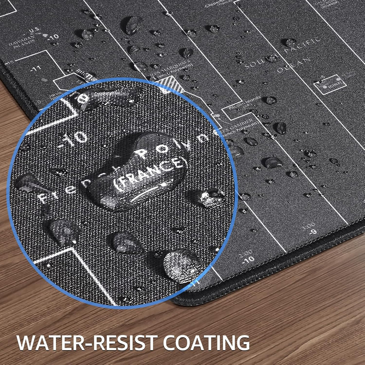 KTRIO Large Gaming Mouse Pad Desk Mat for Gamer, 31.5" x 11.8", Black, XL | Extended Size Design, Superior Micro-Weave Cloth, Non-Slip Rubber Base, Durable Stitched Edges, Water-Resistant Coating