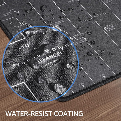 KTRIO Large Gaming Mouse Pad Desk Mat for Gamer, 31.5" x 11.8", Black, XL | Extended Size Design, Superior Micro-Weave Cloth, Non-Slip Rubber Base, Durable Stitched Edges, Water-Resistant Coating