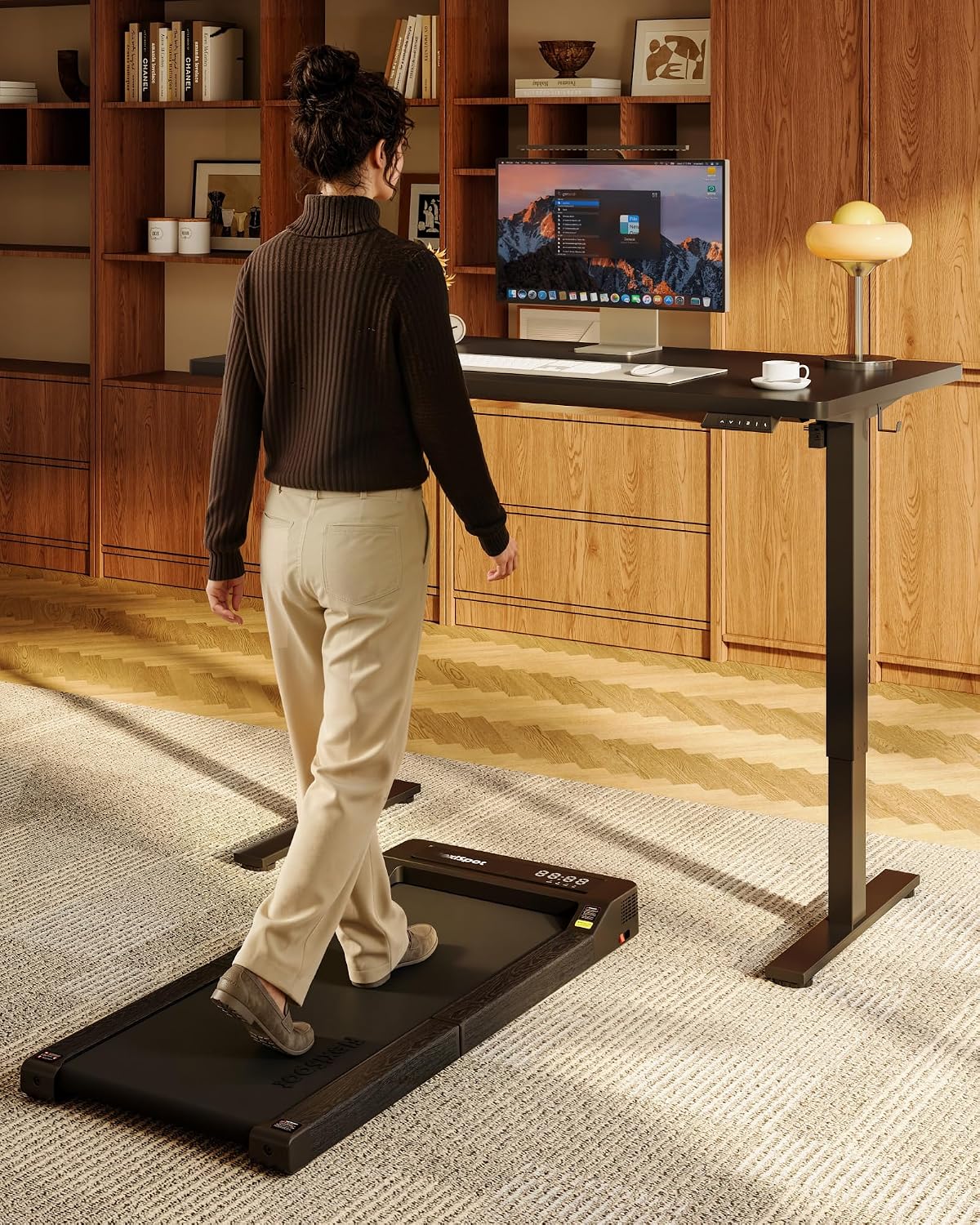EN1 48"x24" One-Piece Standing Desk, White