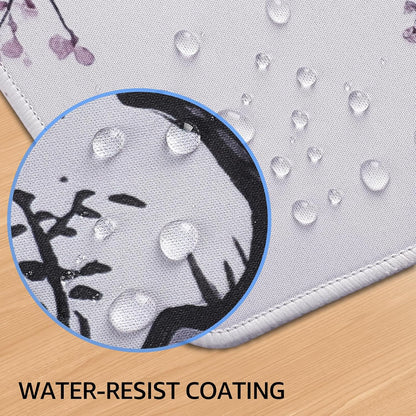 KTRIO Large Gaming Mouse Pad Desk Mat for Gamer, 31.5" x 11.8", Black, XL | Extended Size Design, Superior Micro-Weave Cloth, Non-Slip Rubber Base, Durable Stitched Edges, Water-Resistant Coating