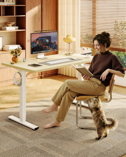 EN1 48"x24" One-Piece Standing Desk, White