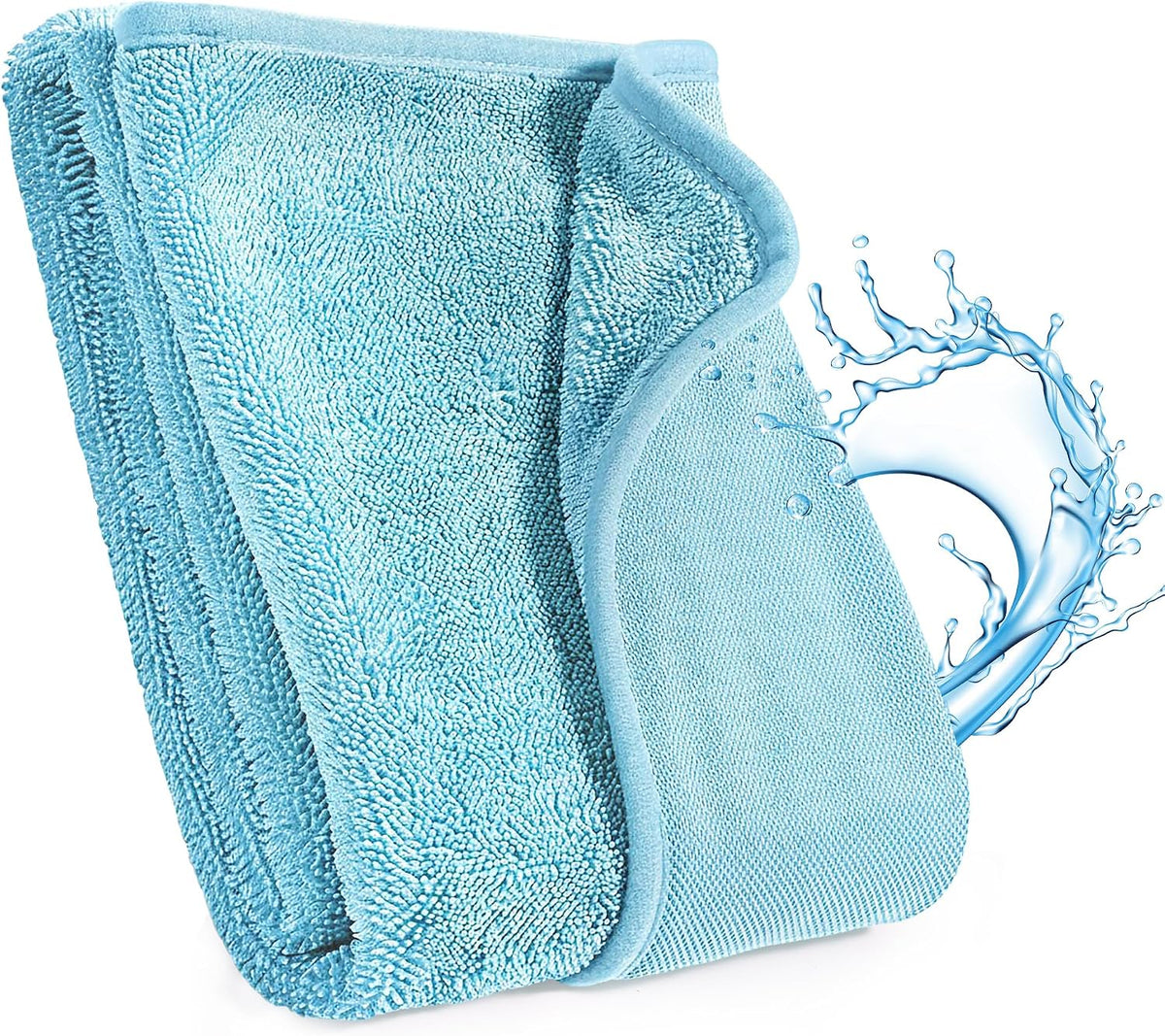 18 Pack Microfiber Cleaning Cloth, Kitchen Towels for Dish Drying Washing, Absorbent Streak Free Lint Free Rags for Cleaning, Reusable and Washable Towels - 10" x 10"