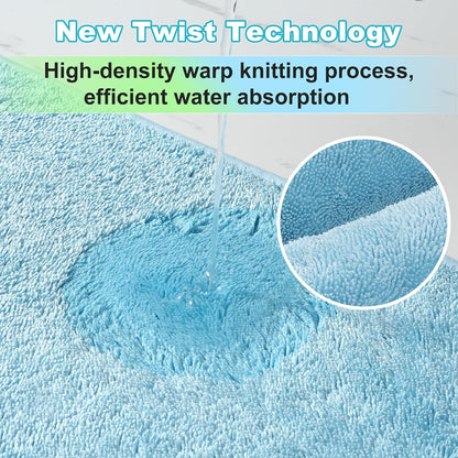 18 Pack Microfiber Cleaning Cloth, Kitchen Towels for Dish Drying Washing, Absorbent Streak Free Lint Free Rags for Cleaning, Reusable and Washable Towels - 10" x 10"