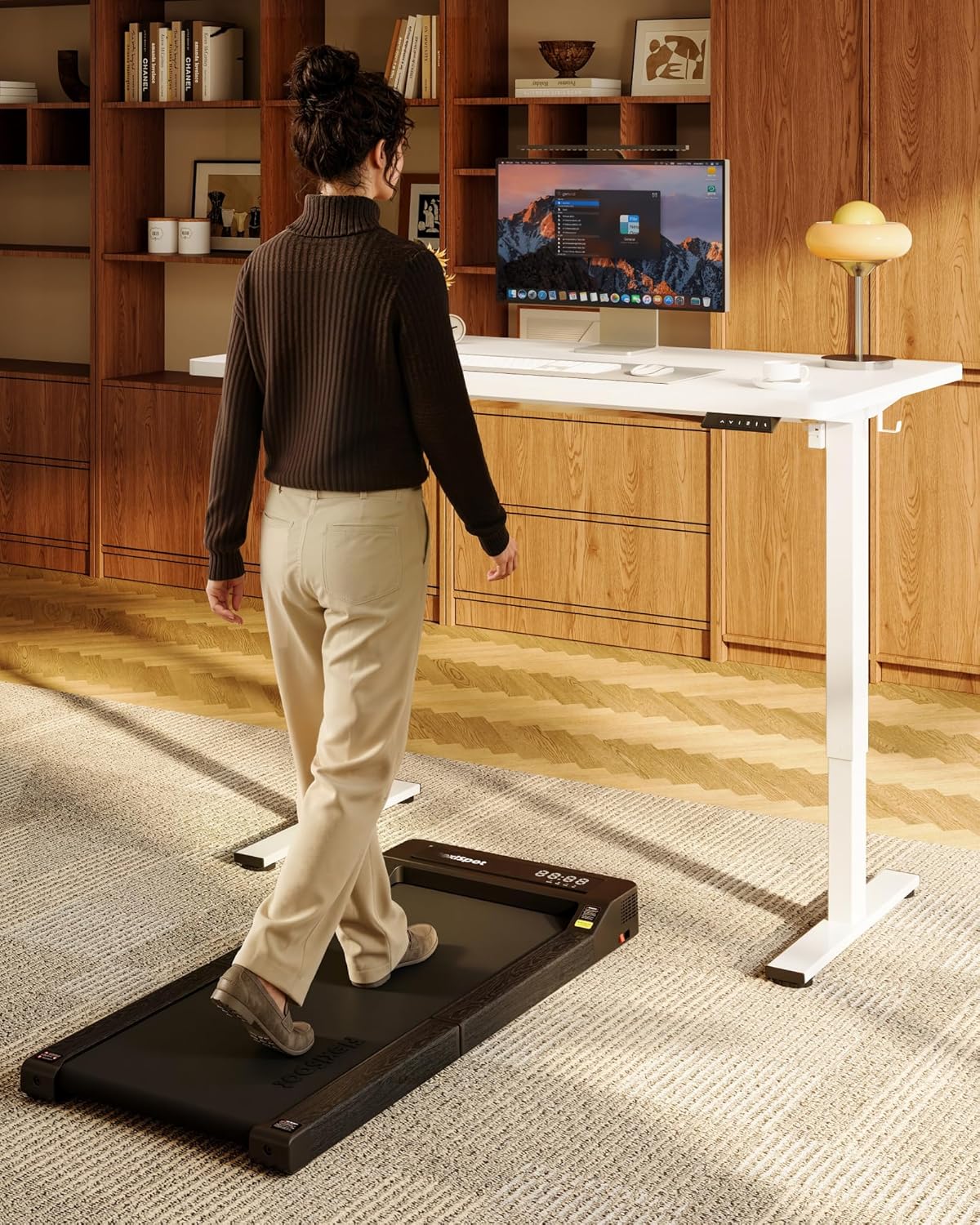 EN1 48"x24" One-Piece Standing Desk, White