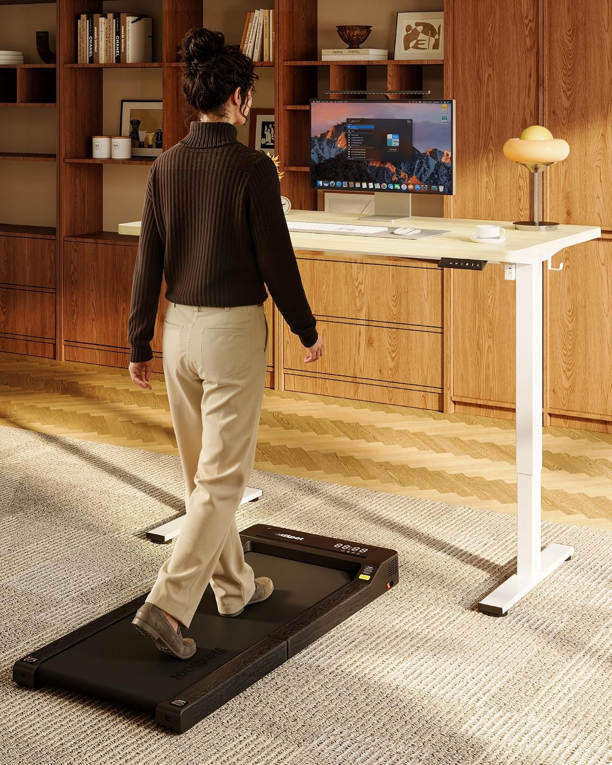 EN1 48"x24" One-Piece Standing Desk, White