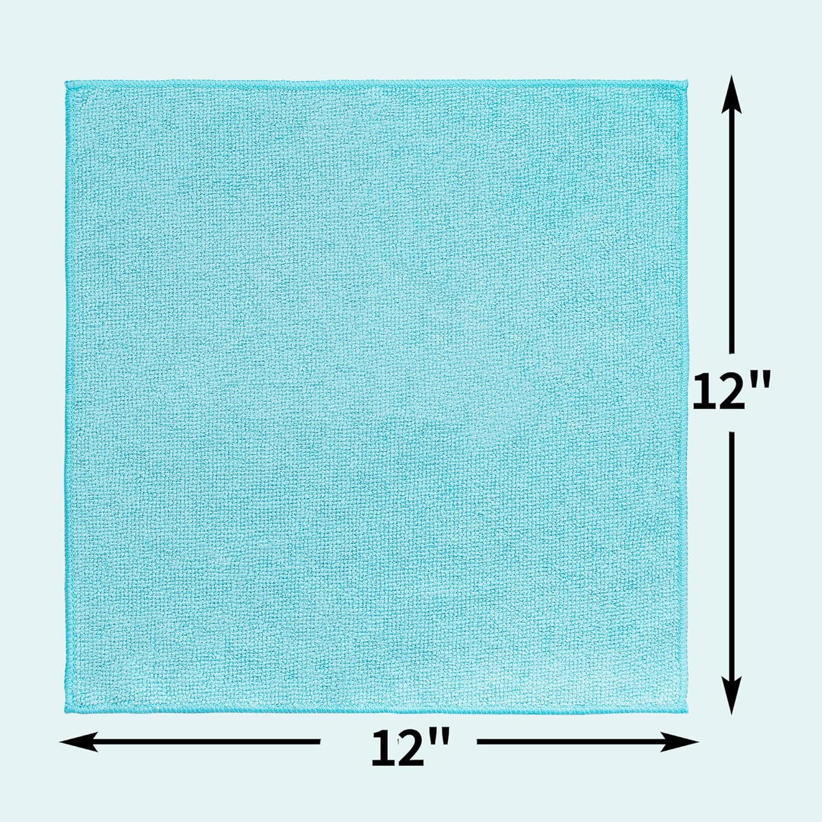 Microfiber Cleaning Cloth, Cleaning Rags Microfiber Towel Bulk Absorbent Lint-Free Wash Cloths, All-Purpose Shop Towels for Cars, Automotive, Garage, Home & Kitchen 11.5"*11.5"
