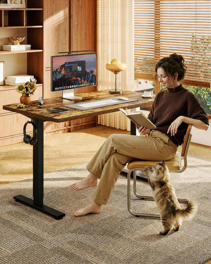EN1 48"x24" One-Piece Standing Desk, White