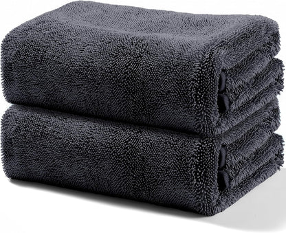 18 Pack Microfiber Cleaning Cloth, Kitchen Towels for Dish Drying Washing, Absorbent Streak Free Lint Free Rags for Cleaning, Reusable and Washable Towels - 10" x 10"