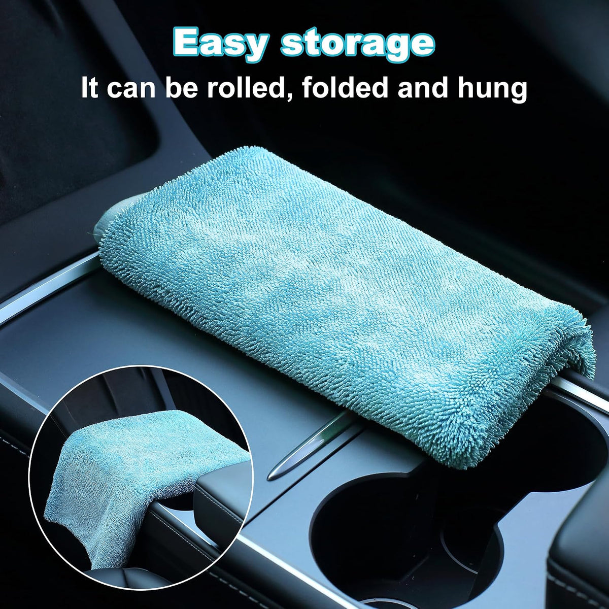 18 Pack Microfiber Cleaning Cloth, Kitchen Towels for Dish Drying Washing, Absorbent Streak Free Lint Free Rags for Cleaning, Reusable and Washable Towels - 10" x 10"