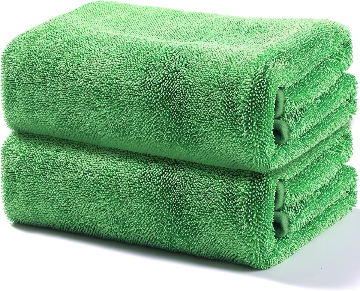18 Pack Microfiber Cleaning Cloth, Kitchen Towels for Dish Drying Washing, Absorbent Streak Free Lint Free Rags for Cleaning, Reusable and Washable Towels - 10" x 10"