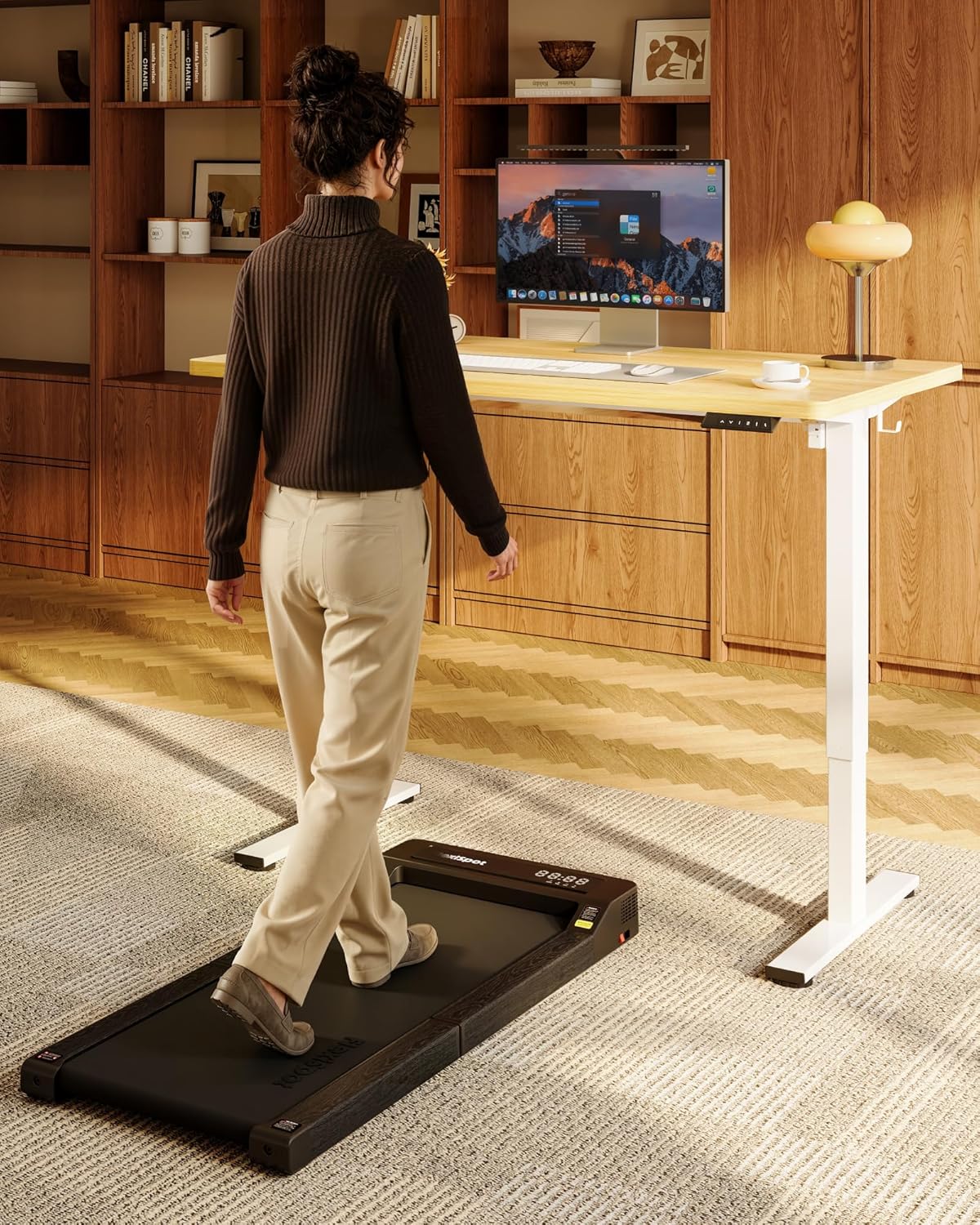 EN1 48"x24" One-Piece Standing Desk, White