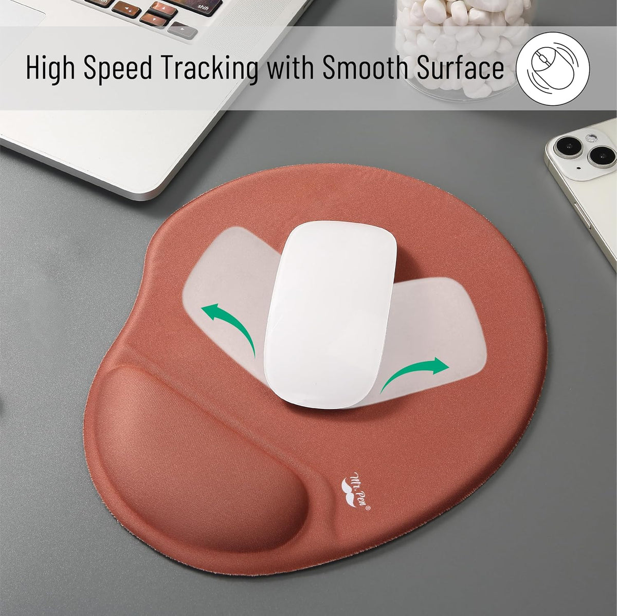 Ergonomic Mouse Pad with Wrist Rest