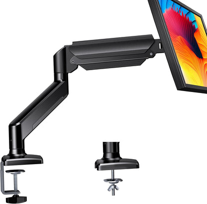 Dual Monitor Stand up to 33 inches Screen, Load-Bearing Max 22 lbs Each Arm, Adjustable Dual Monitor Mount, Sturdy Steel vesa Monitor Mount with Stable VESA 75x75 100x100mm
