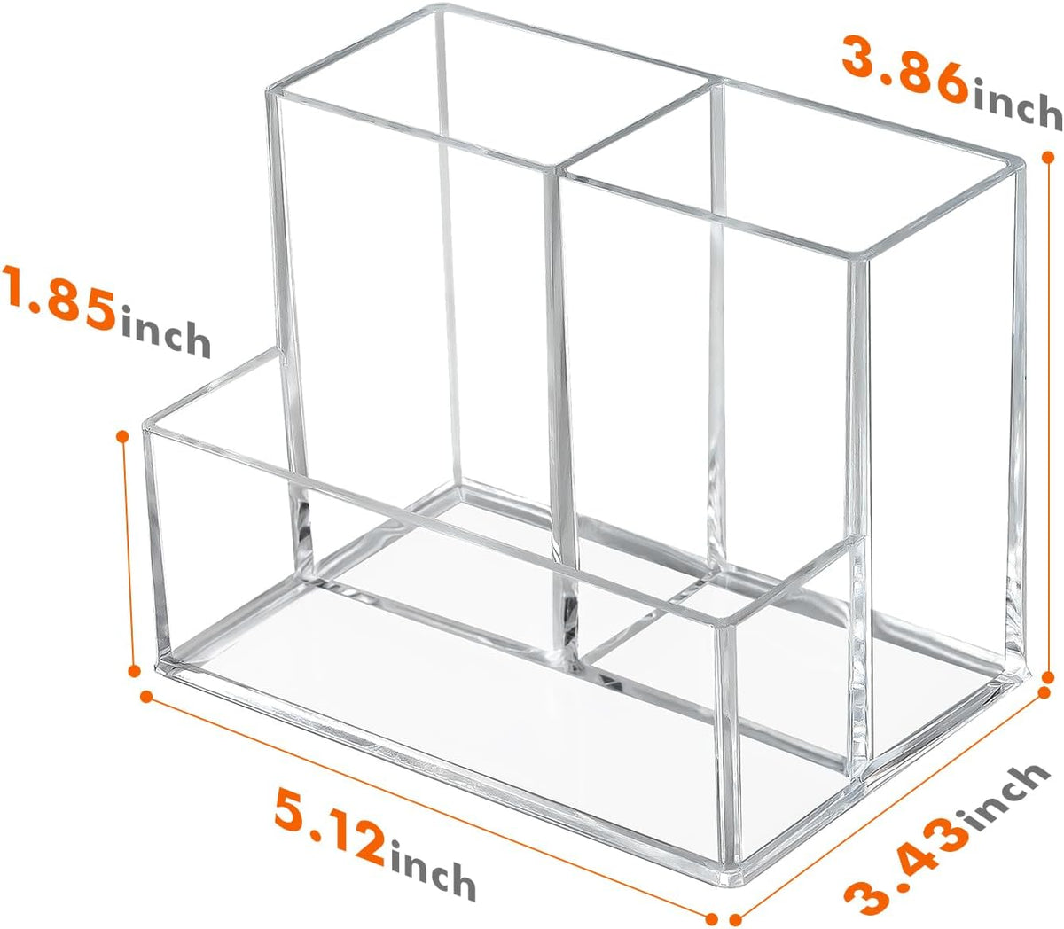 Acrylic Pen Holder for Desk, Pencil Holder for Home, Classroom