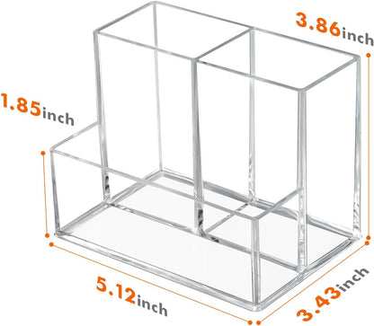 Acrylic Pen Holder for Desk, Pencil Holder for Home, Classroom