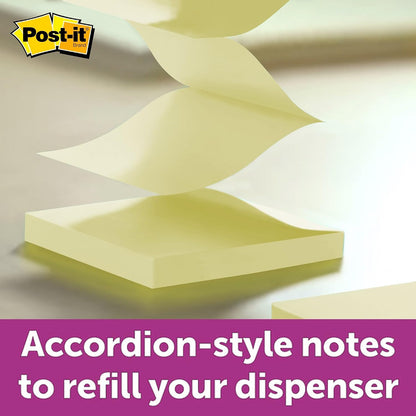 Note & Flag Dispenser, Black Base Clear Top, 1 Note Pad, 2 Flag Pad
