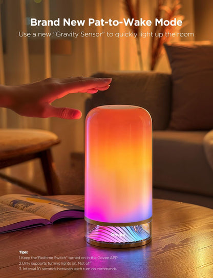 RGBIC Smart Table Lamp 2, Touch Bedside Small Table Lamp (Corded)