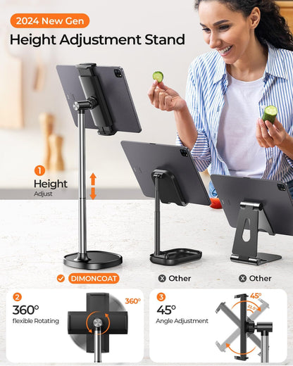 Phone Stand for Desk Angle Height Adjustable Phone Holder iPhone