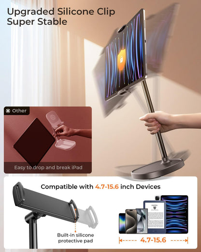 Phone Stand for Desk Angle Height Adjustable Phone Holder iPhone