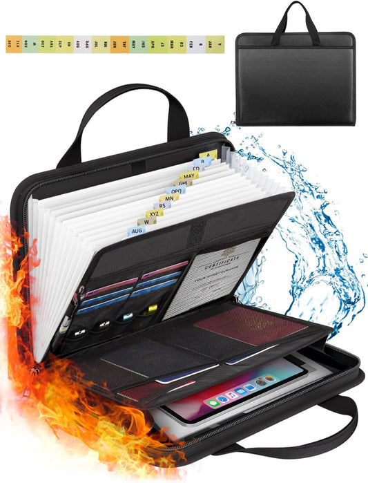 Important Document Organizer Folio Accordion File Organizer