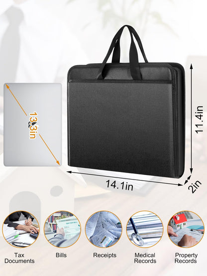 Important Document Organizer Folio Accordion File Organizer